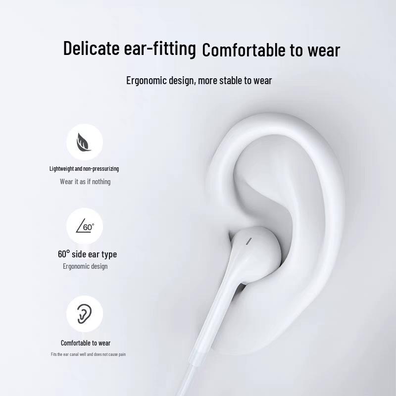 In-Ear Wired Headphones with Type-C Interface for Huawei, Vivo, Xiaomi, and Oppo