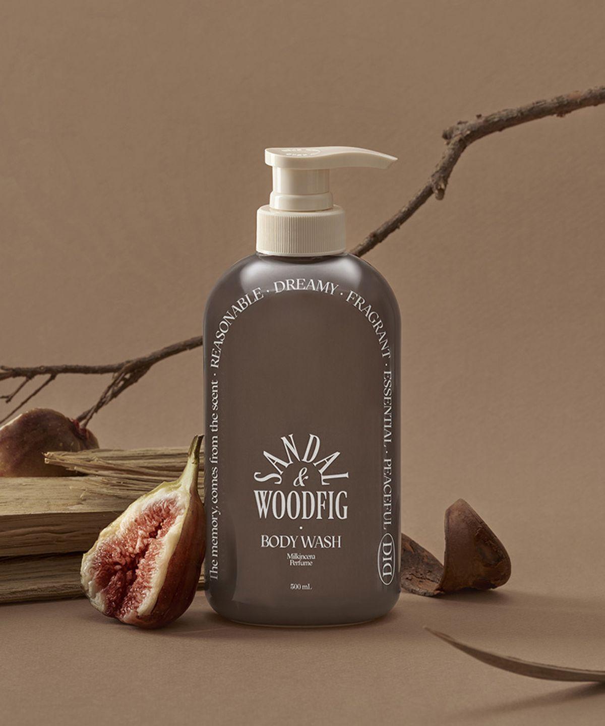 Odid Milk Incera Perfume Body Wash Sandalwood Fig