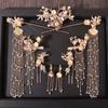 Hair Fork Chinese Hairpin Set Women Hair Accessories Hairstyle Design Tool Pearl Tassel Hair Stick