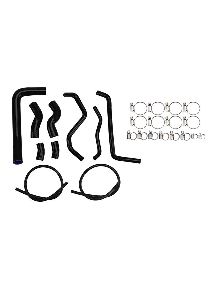Silicone Radiator coolant Hose Fit For Suzuki SV 650 SV650 2016-2025 Black