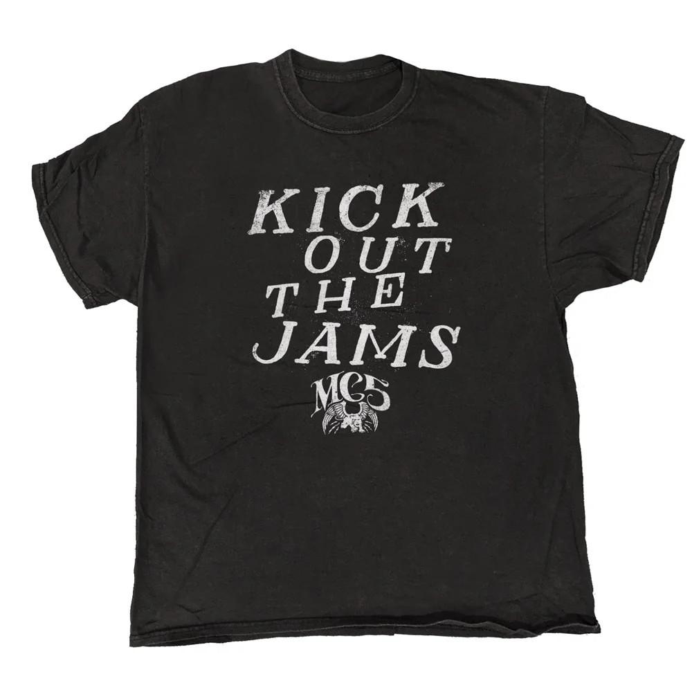 MC5 Kick Out the Jams Heavy Cotton Black Unisex T-shirt Size S-5XL L