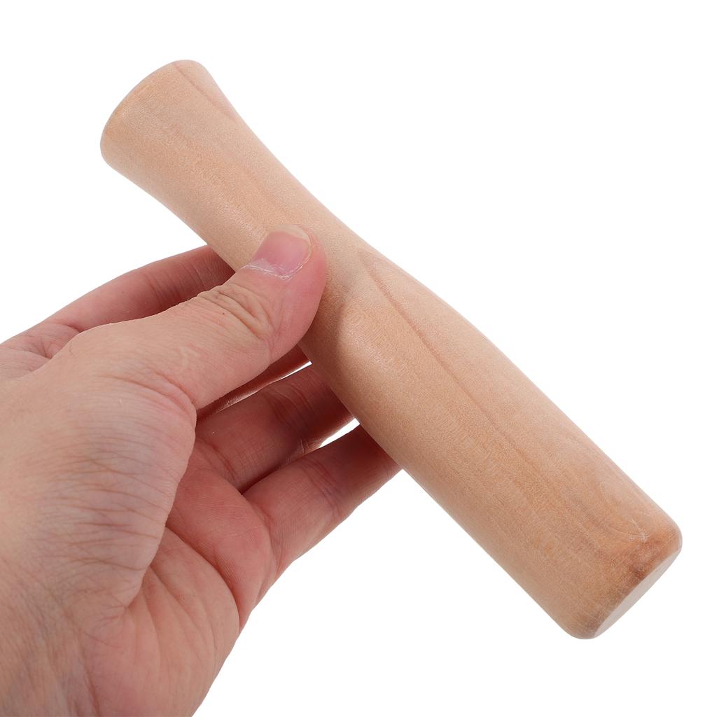 2 Pièces Bâtonnet Alimentaire en Bois Écrase-Pommes de Terre Pilons Broyeur d'Ail Outil de Mouture de Cuisine Pilon en Bois Bâtonnet à Écraser Ail
