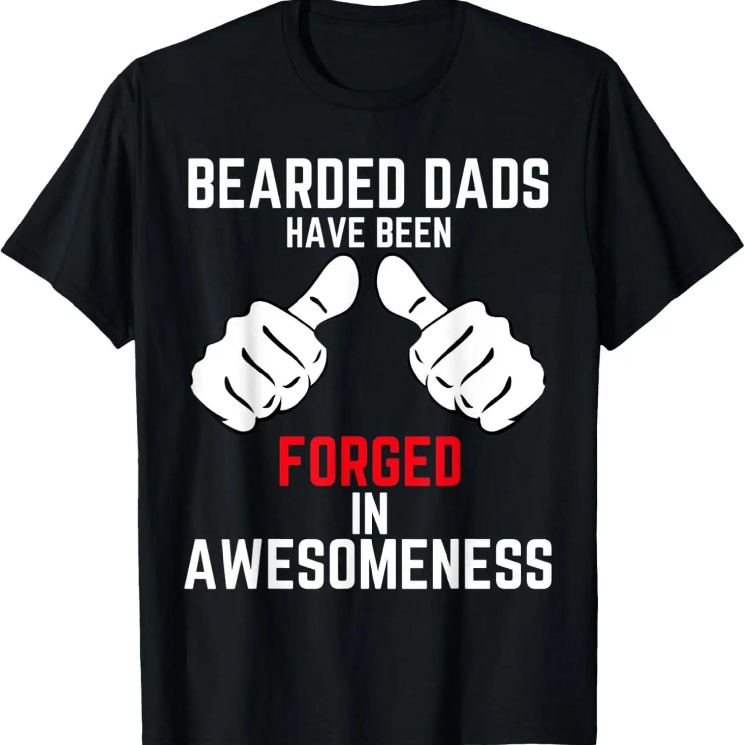 

Mens Bearded Dad Shirt Mens Beard Humor Funny Best Dad Superhero T-Shirt XXXXXL чёрный