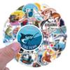 60 Cross-Border Outdoor Fishing Trend Graffiti Stickers for DIY Suitcase Decoration
