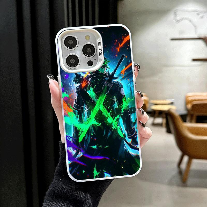 Sword Art Online Kirito Stoßfeste Handyhülle für iPhone 17 Air 16 16E 15 Pro Max 14 Plus 13 Mini 12 Rückseite Anti-Fall Fundas