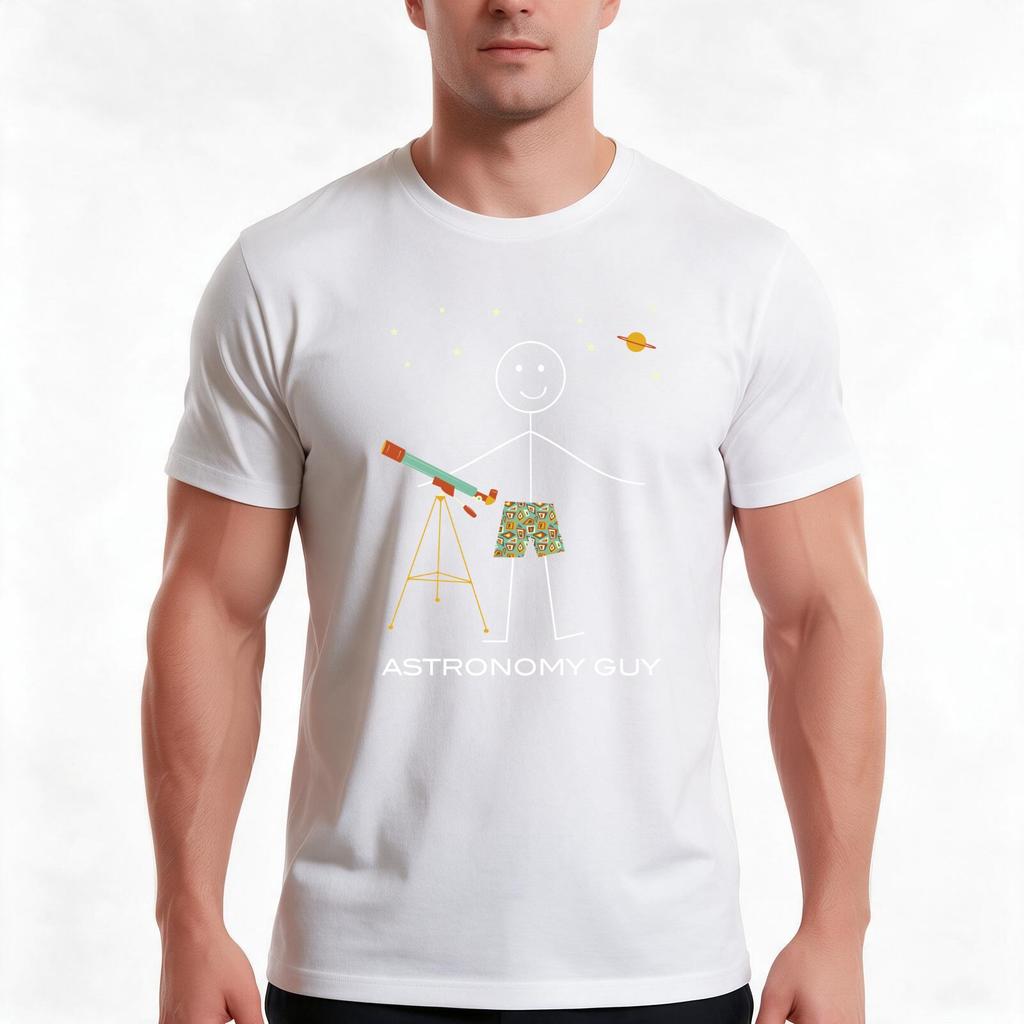 Funny Unisexs Astronomy Design Tshirt Summer Casual Cotton Tee Oversized Streetwear Tops Vintage Graphic Print 100 Cotton