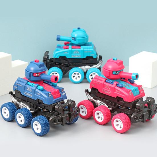 Tank Toy Fine Workmanship Wear-resistant Plastic Children Inertial Tank Toy for Kids
