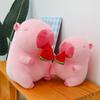 Cute Doll Pink Watermelon Capibara Plush Doll Simulation Capibara Anime Fluffty Toy  Home Decor