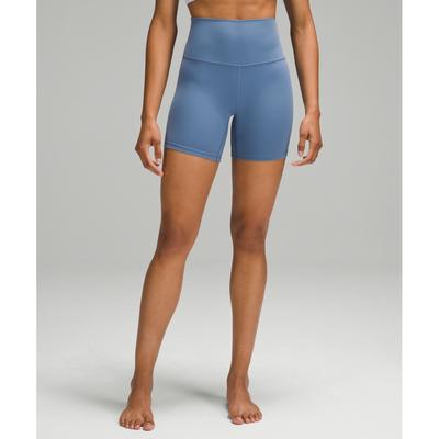 Align  High Rise Short 6  Oasis Blue