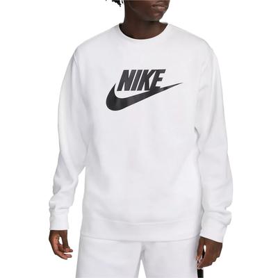Roupa Esportiva Club Fleece, Camisola branca masculina