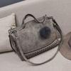 Chic And Spacious Casual Women Large Capacity Solid Rivet Shoulder Messenger Crossbody Bags