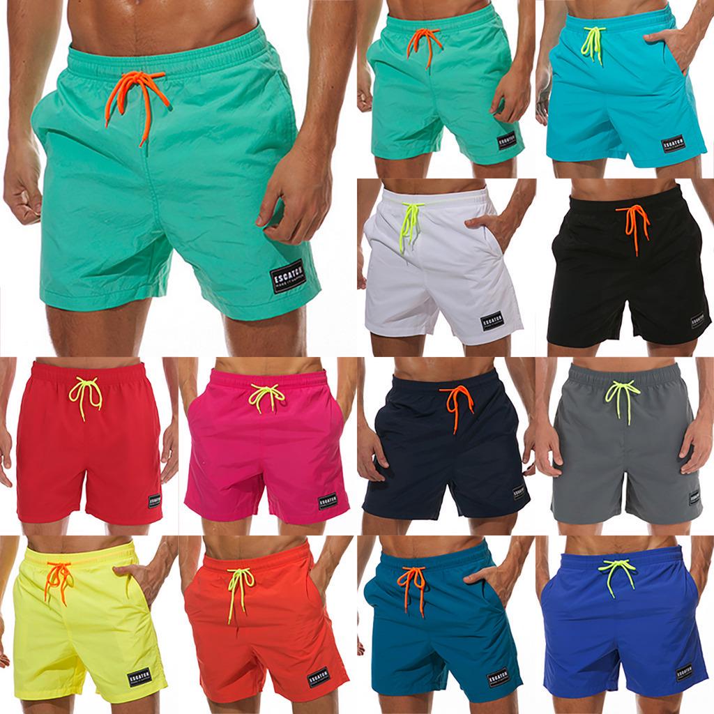 Moda Mężczyźni Sport Spodenki plażowe Spodnie Kulturystyka Fitness Jogger Casual Siłownie Short Big Size