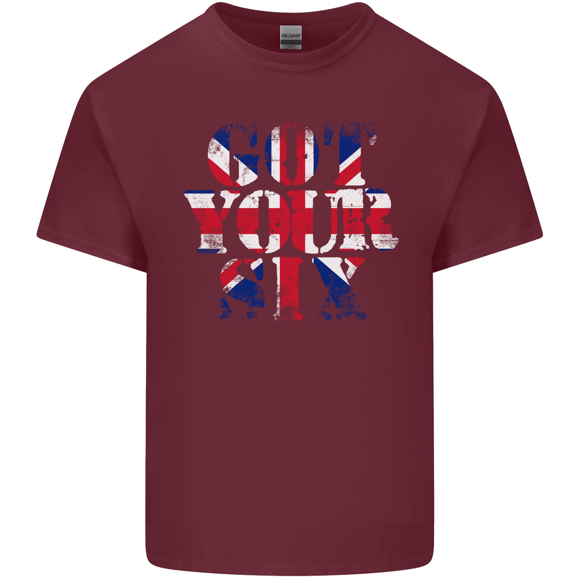 Ive Got Your Six Union Jack Flag Army Paras Unisexs Light Cotton TShirt S