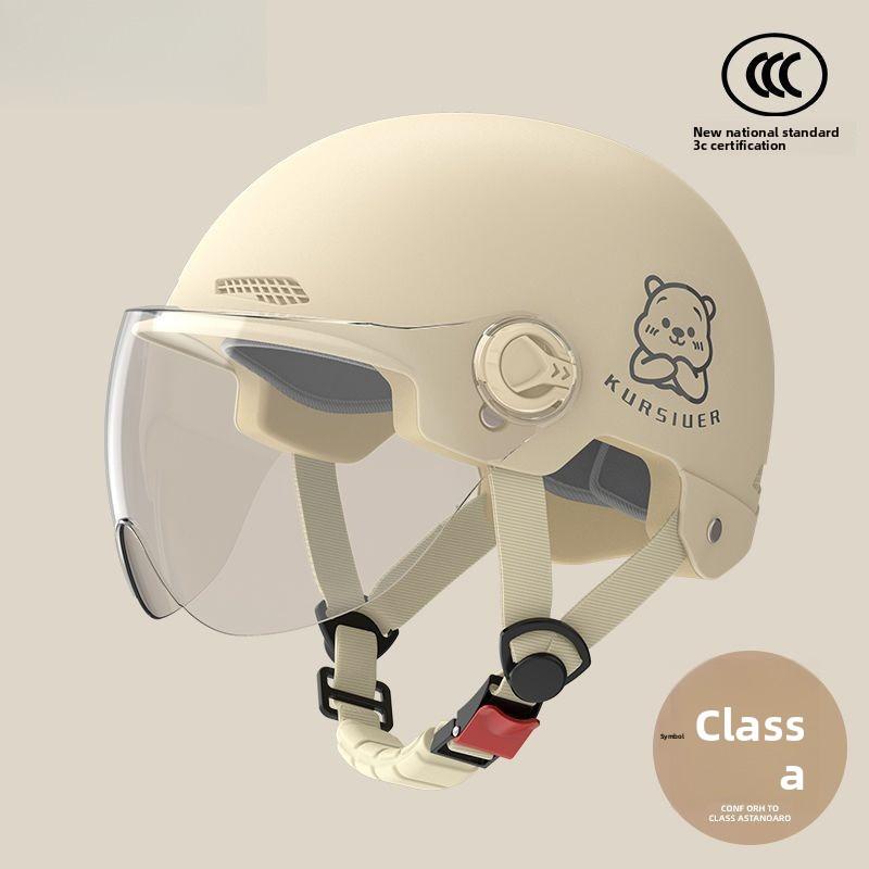 Electric Battery Car Helmet Women's and Men's Summer Universal Four-season Sunscreen Cap Half Helmet