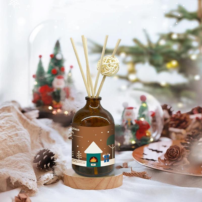 1PC Aromatherapy Long lasting Fragrance Indoor Flameless Home Glass Decorations Christmas Souvenirs Aromatherapy