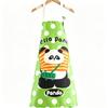 Stylish Cartoon Waterproof Kitchen Apron - Oil-Proof, High-Value, Female Waist Coverall