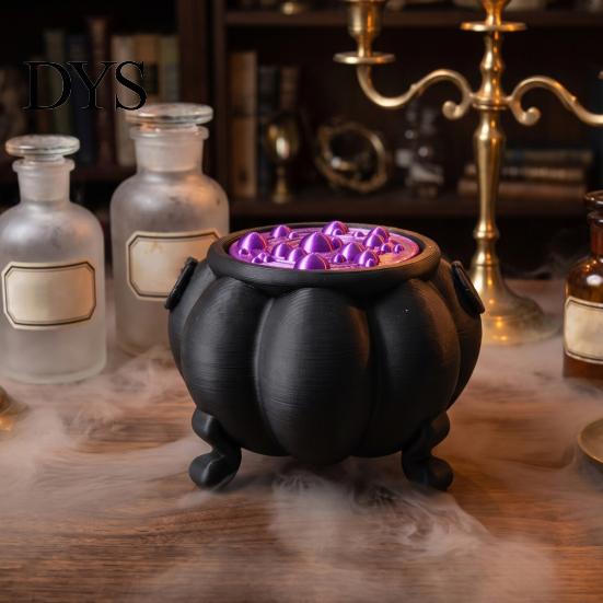 Маленький котел Кликкер Хэллоуинская игрушка ведьмы, 3D-печатная кликающая фиджет-игрушка Снятие стресса Кликер для пальцев, Праздничный подарок для детей и взрослых