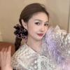 Large Intestine Circle Floral Hair Rope Korean Style Bun Rubber Bands Flower Lace Hair Ring  Daily