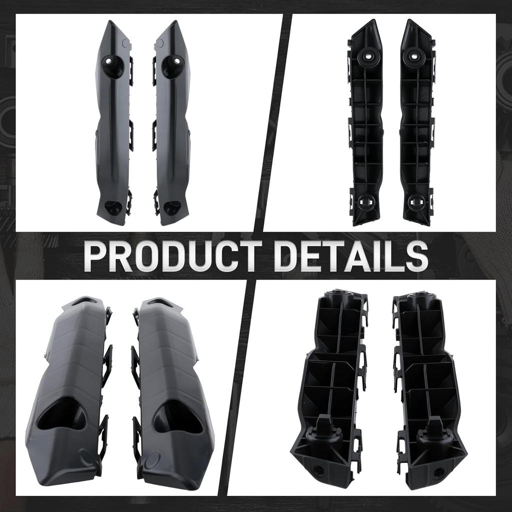 Front Bumper Bracket Driver & Passenger Side Bumper Fender Bracket Retainer Comp