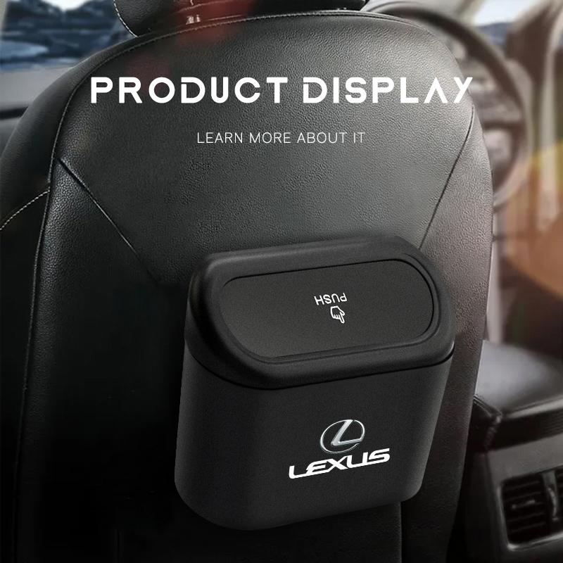 Trash Can Car Door Storage Barrel Auto Interior Accessories For Lexus UX IS200 RX RX450h IS250 NX300h ES300h UX250h IS460 RX300