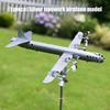 Garden Decoration Aircraft Wind Sculpture Aircraft Wind Sculpture Garden Yard Ground Windmill for Front Yard Porch
