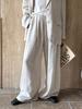 LUXI Women's Autumn Tencel Linen Blazer & Pants Set
