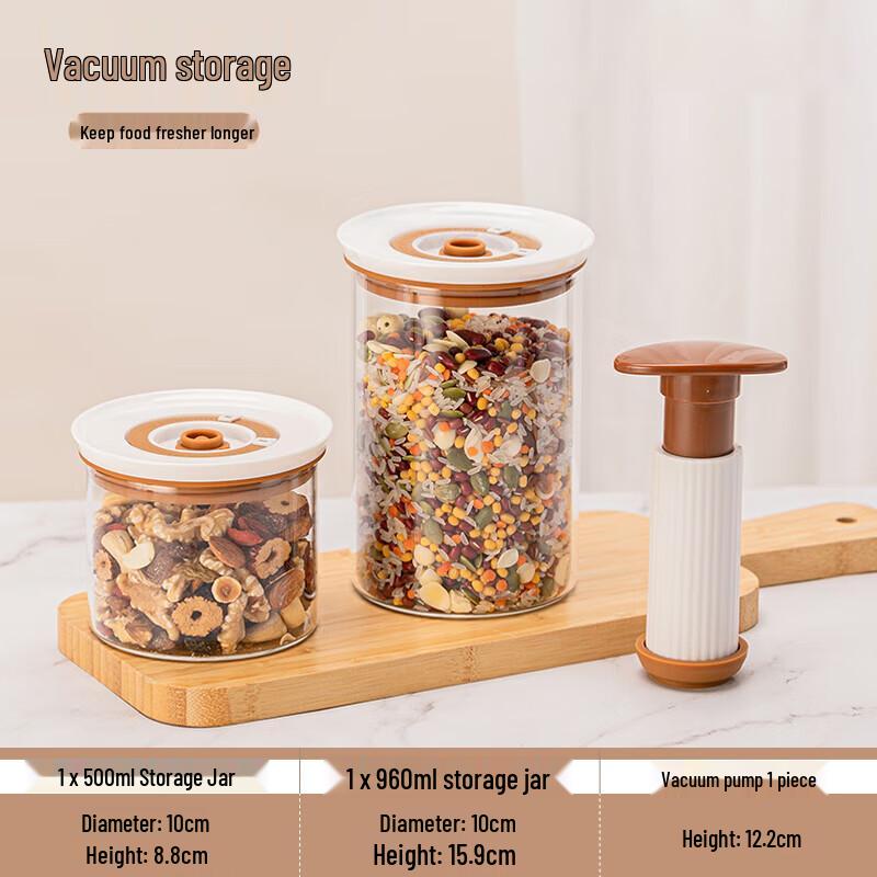 Gaotaibai Vacuum Food Storage Container 3-Piece Set