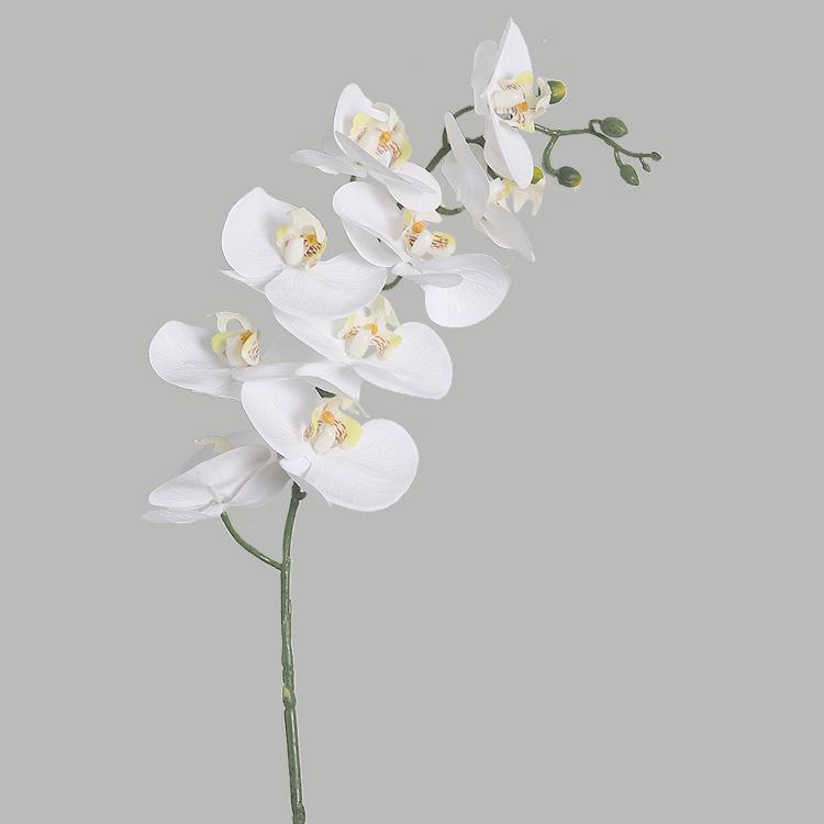 

Искусственные цветы Фаленопсис Real Touch 35in гостиная планировка отеля проживание в семье сад украшение дома 3D ощущение Фаленопсис HQ-214-white-