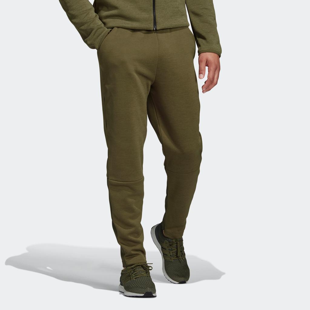 Adidas Sportswear Z.N.E. PT Mesh Logo Comfortable Soft Knitted Sports Pants Men Pants Green DP5136