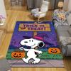 1Pc Snoopy'S Halloween Adventure Rug Office Carpet Indoor Outdoor Doormat Nonslip Soft And Comfortable Living Room Christmas Halloween Gift D91897