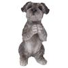 Ubia Begging Schnauzer X X 21cm Doll Figurine Animal Garden Decoration Realistic Cute Dog H17327 12.8 10.3