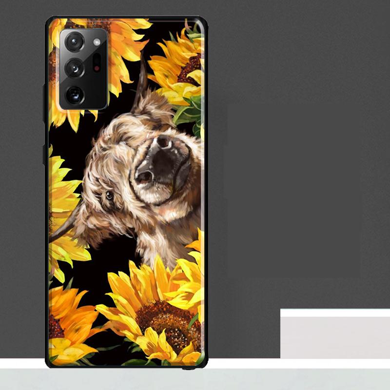 Hochlandrinder Hülle Für Samsung Galaxy S25 S24 S23 Ultra S9 S10 S20 S21 S22 Plus S23 FE S25 FE Handyhülle