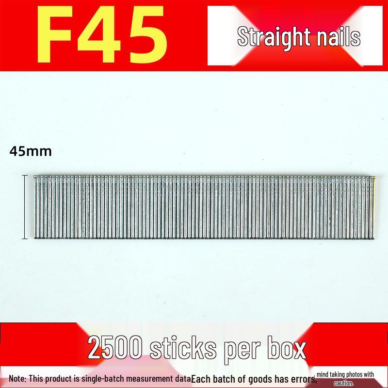 F30 Steel Pneumatic Straight Strip Nails for Woodworking & Furniture