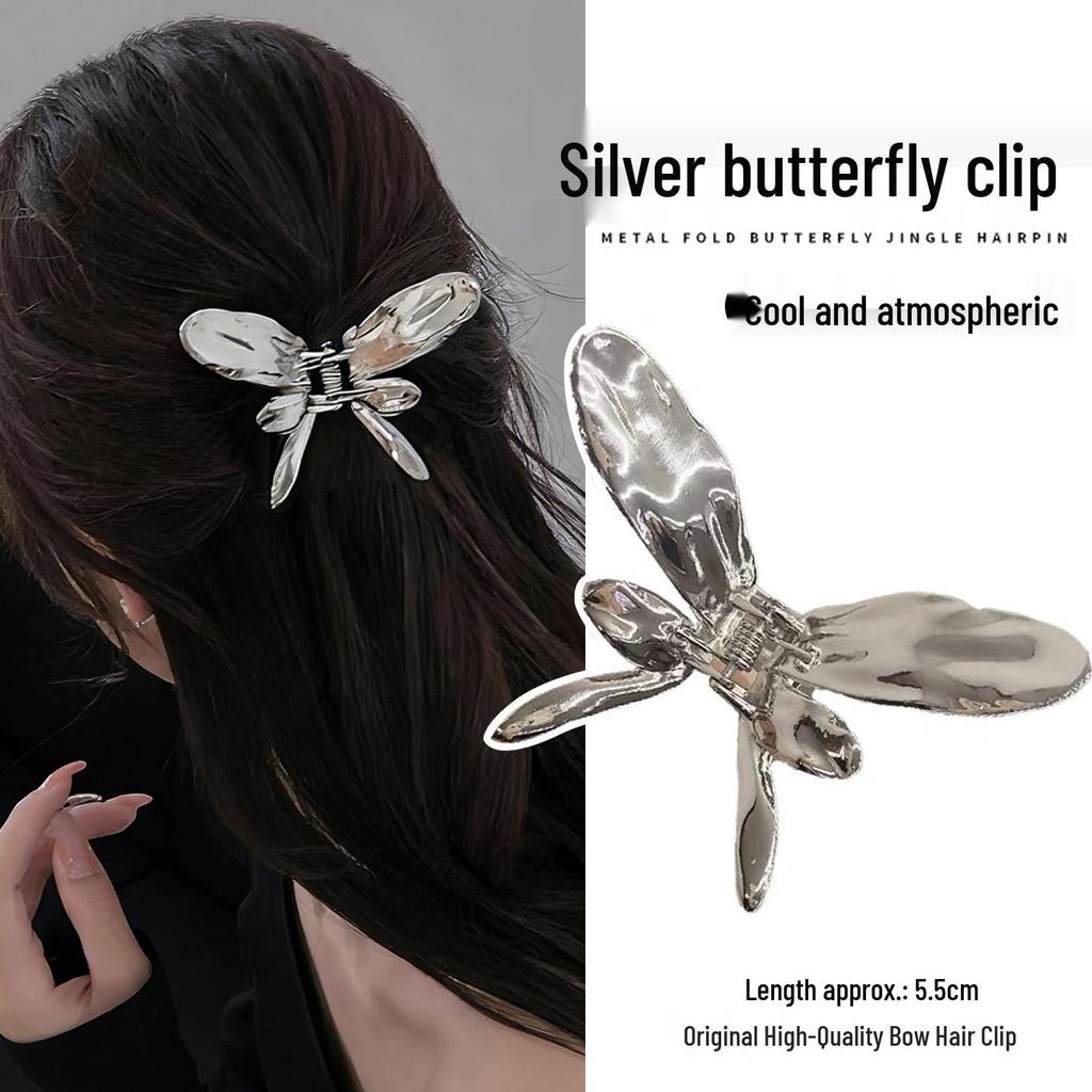 High-End Heart Ponytail Claw Clip for Women – Anti-Collapse Hair Accessory