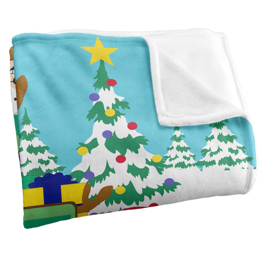 South Park Cartman Santa Silky Reindeer Supersoft Blanket