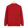 Middle-aged and Elderly Sweater Thickened Women's Knitted Sweater Thermal Backing Top