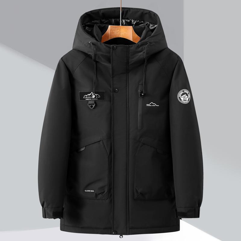 

Великі розміри 5XL-10XL Модні чоловічі пуховики Зимове оверсайз пухове пальто З капюшоном Водонепроникний Вільний Товстий Теплий Верхній одяг Чоловічі парки 8XL