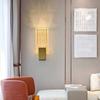Modern LED luxury stainless steel crystal wall lamp living room TV bedroom decoration furniture study room interior Light Sconce