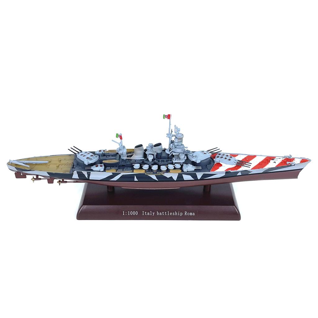 Modello di Nave da Battaglia Romana Italiana WW2 1/1000 (Scafo Lega) Modello Finito