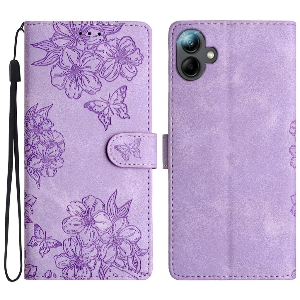 For Samsung Galaxy A05 4G Wholesale Phone Shell PU Leather Imprinted Pattern Wallet Phone Cover