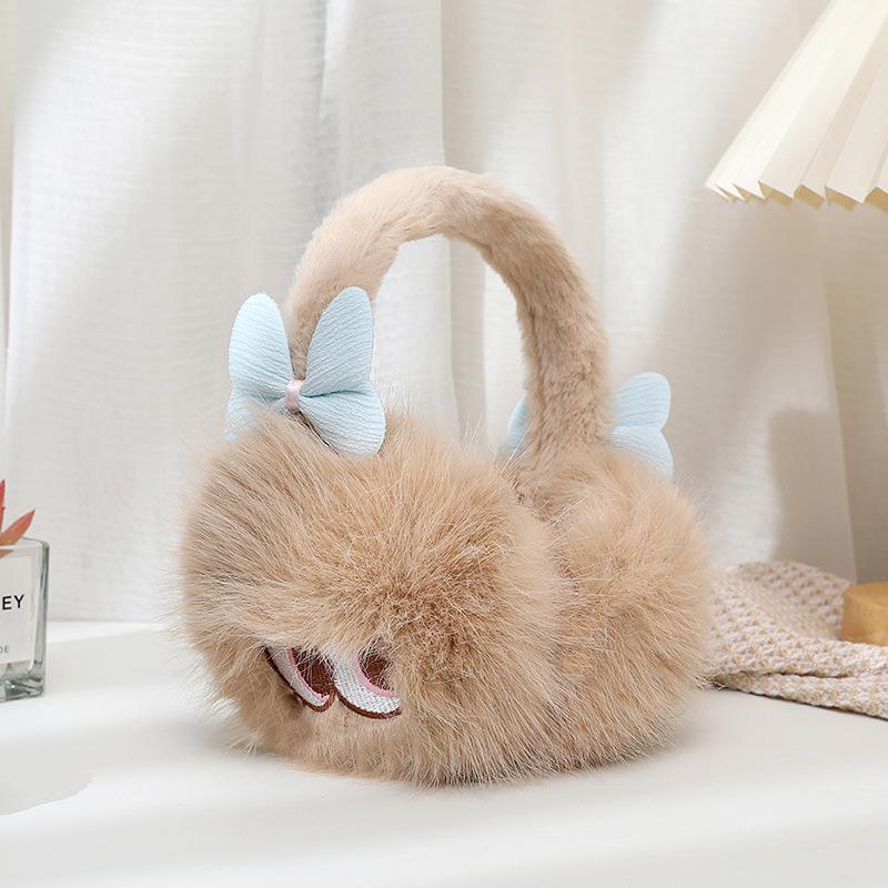 Unisex Foldable Plush Cartoon Ear Muffs – Stylish, Thick & Warm Winter Ear Covers