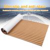 90x240cm Marine Boat Synthetic Flooring Self Adhesive EVA Foam Yacht Deck Sheet(GoldBlack )