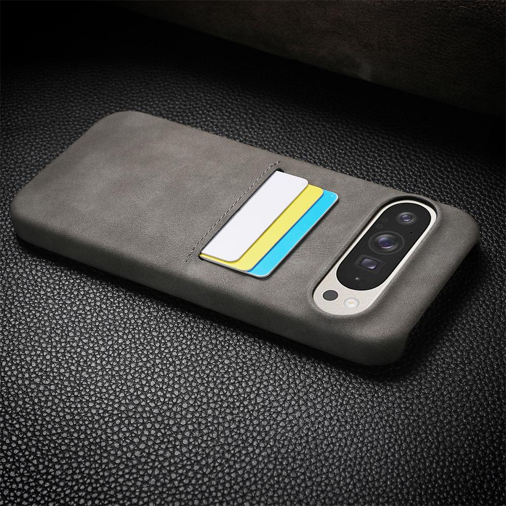 Sheepskin Leather Wallet Phone Case for Google Pixel 9 Pro XL 8 8A 8 Pro Money Credit Insert Card Holder Shockproof Cover