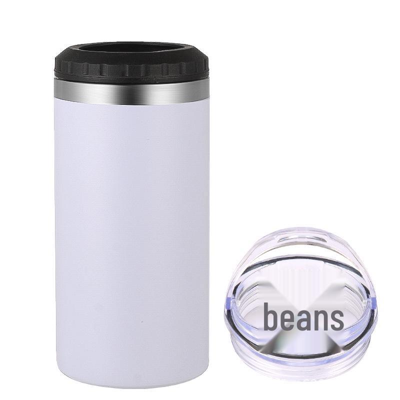 16oz Stainless Steel Double-Layer Vacuum Insulated Car Cup with Dual Lid 16oz