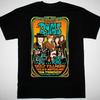 The Byrds 1967 Concert Poster T-shirt Black Cotton Unisex All Sizes
