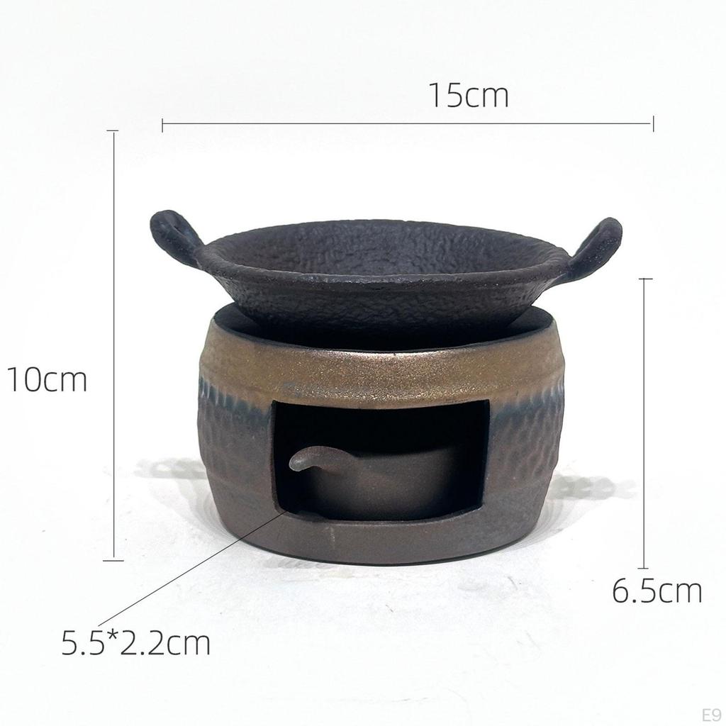 Ceramic Tea Burner Sturdy Premium for Home Office Use Professional Easy To Portable