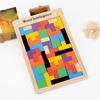 Wooden Puzzle Puzle Puzzel Color Pazzle Monzo Educational Autism Toy from 2 R 3 Le Todler Puzzel 5 To 6 Yrs Old 4 Yeara To Learn
