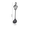 New 10pcs 304 Stainless Steel Musical Notes Coffee Spoon Stirring Cup Spoon Music Stick Ice Cream Gift Spoon Kitchen Accessorie