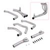 Scarico Slip-On Per KAWASAKI Ninja Z900 SE 2025 2026 Sistema di Scarico Moto Escape Tubo di Collegamento Anteriore Connette Silenziatore Originale Euro5