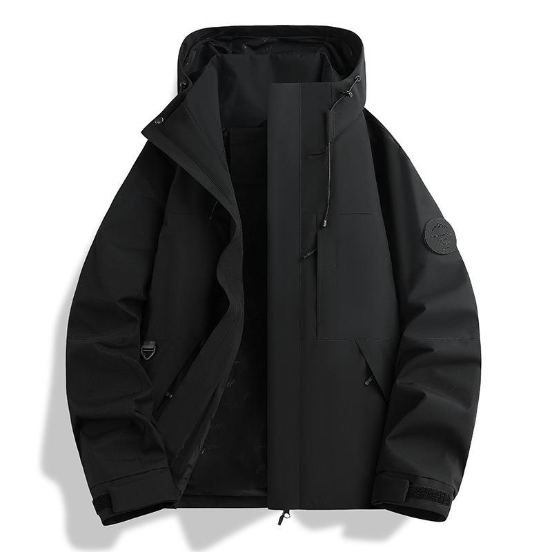 Trendy Brand Women's Blue Softshell Jacket - Windproof & Waterproof, 3-in-1 Autumn/Winter Outdoor Climbing & Mountaineering Apparel